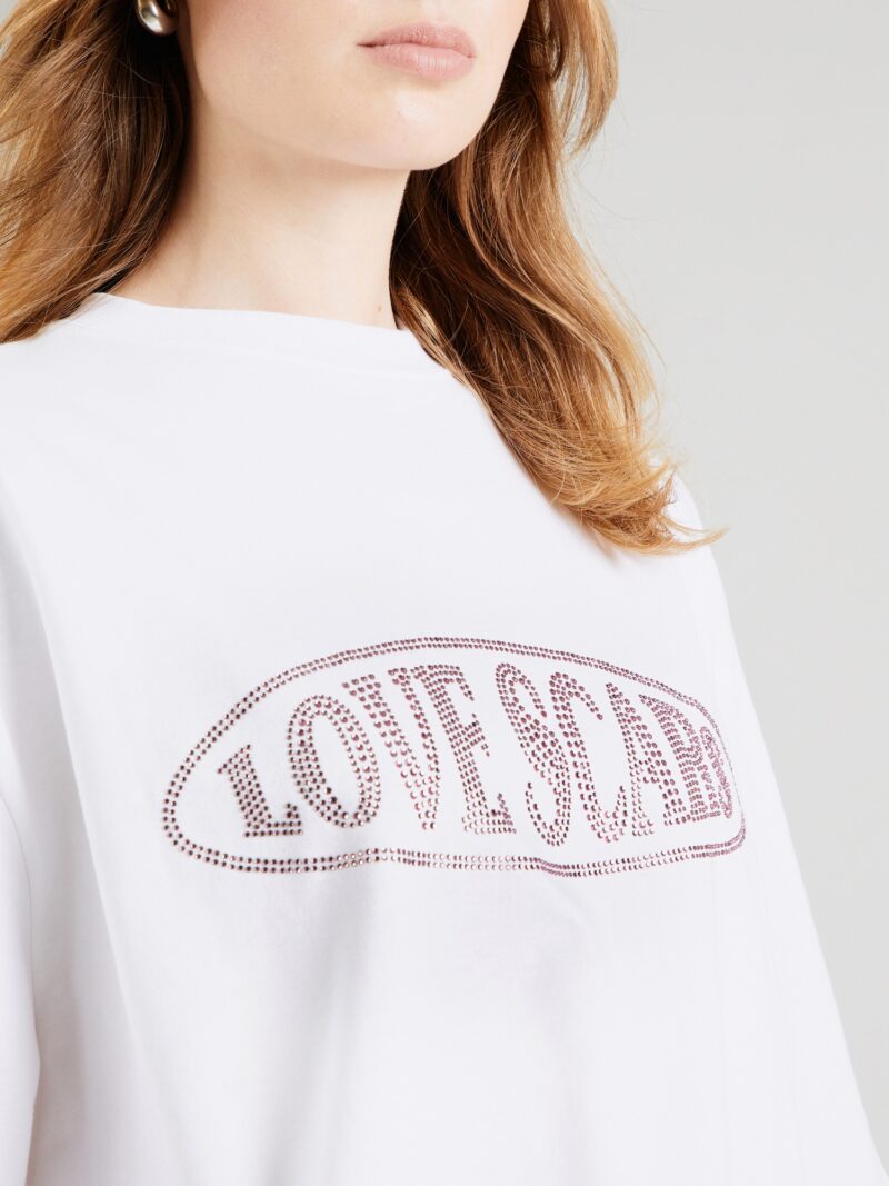 Preţ Love Scars Tricou supradimensional  lila / alb