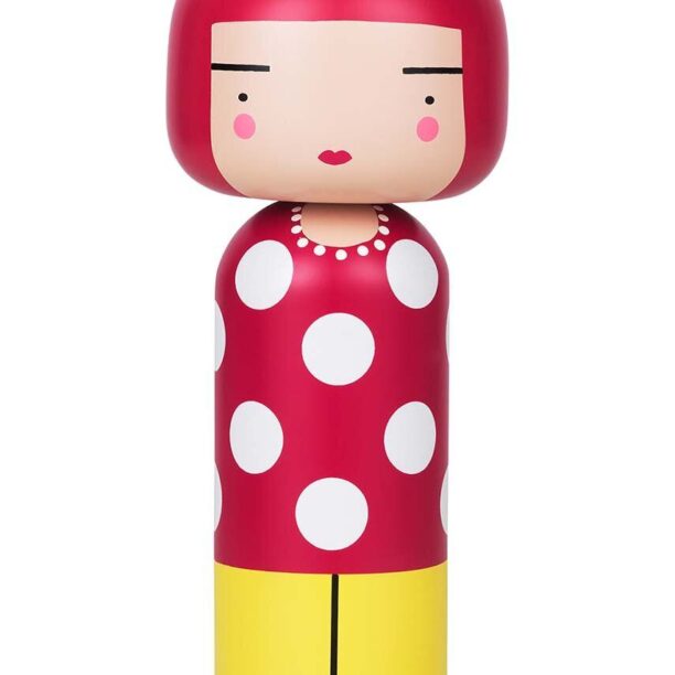 Lucie Kaas papusa kokeshi Dot Alder Wood