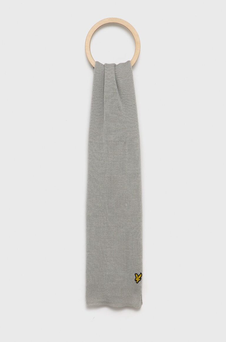 Lyle & Scott Fular culoarea gri