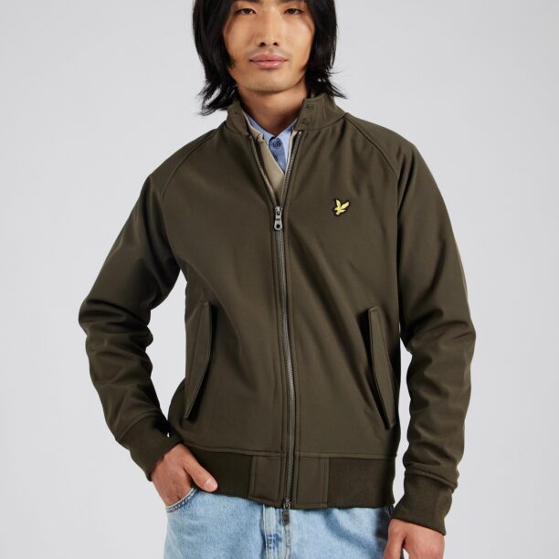 Lyle & Scott Geacă de primăvară-toamnă 'Harrington'  galben / verde