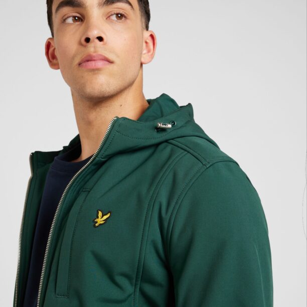 Lyle & Scott Geacă de primăvară-toamnă  verde închis preţ