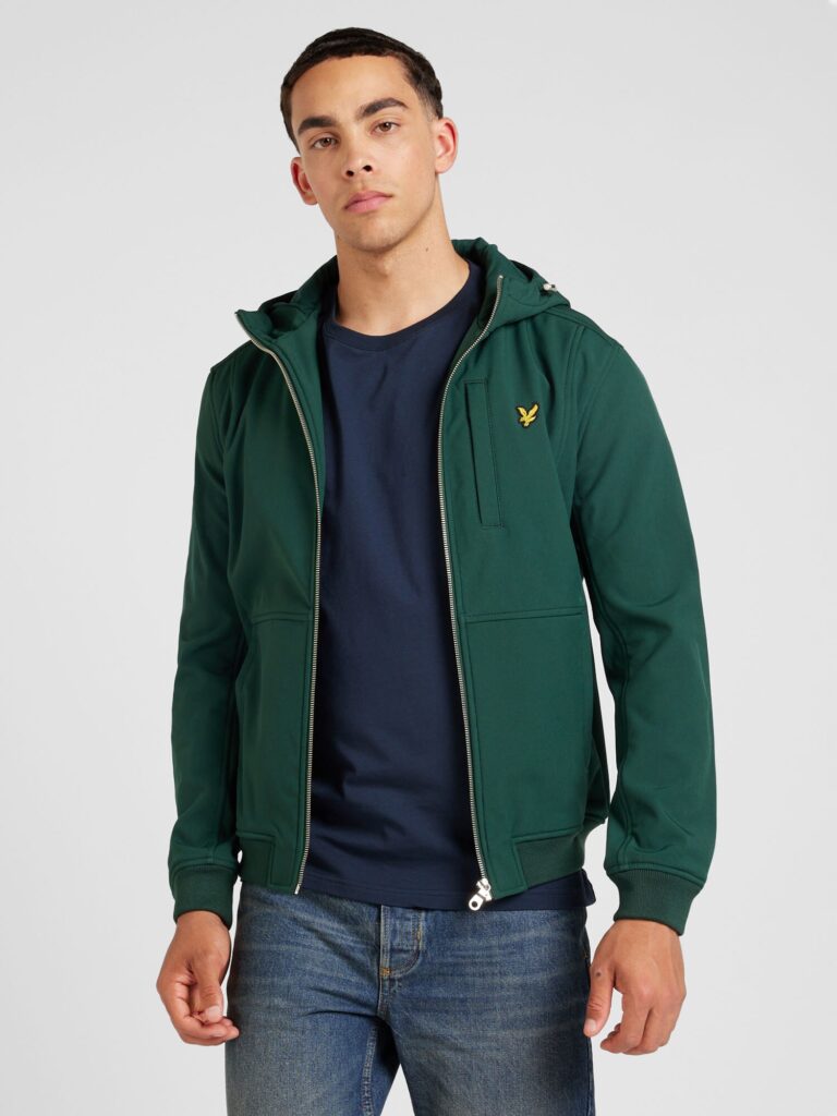 Cumpăra Lyle & Scott Geacă de primăvară-toamnă  verde închis