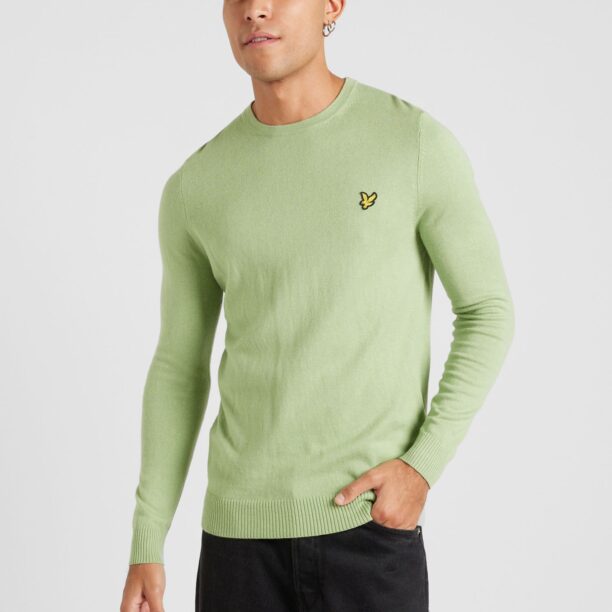 Cumpăra Lyle & Scott Pulover  galben / verde pastel / negru