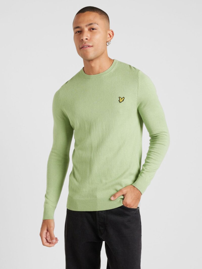 Cumpăra Lyle & Scott Pulover  galben / verde pastel / negru