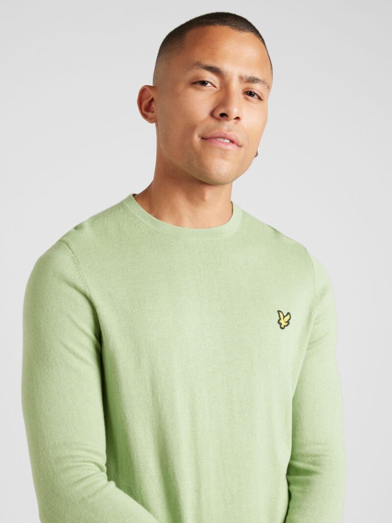 Lyle & Scott Pulover  galben / verde pastel / negru