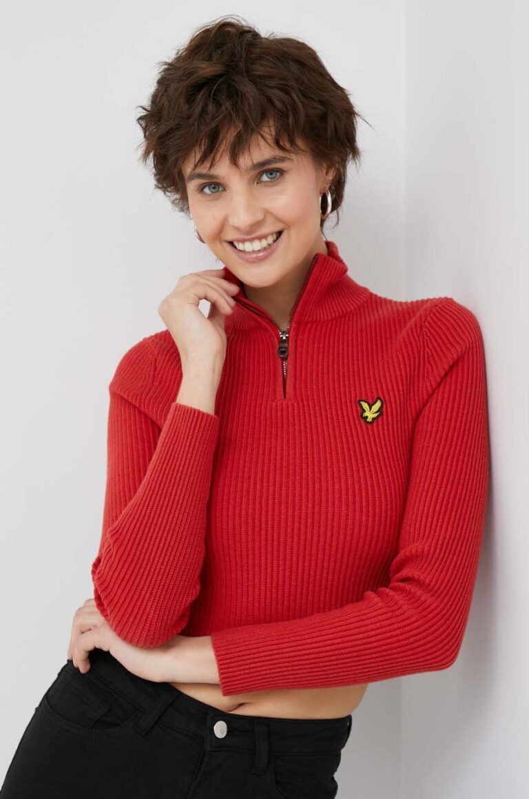 Lyle & Scott pulover din amestec de lana femei