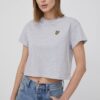 Lyle & Scott tricou din bumbac culoarea gri