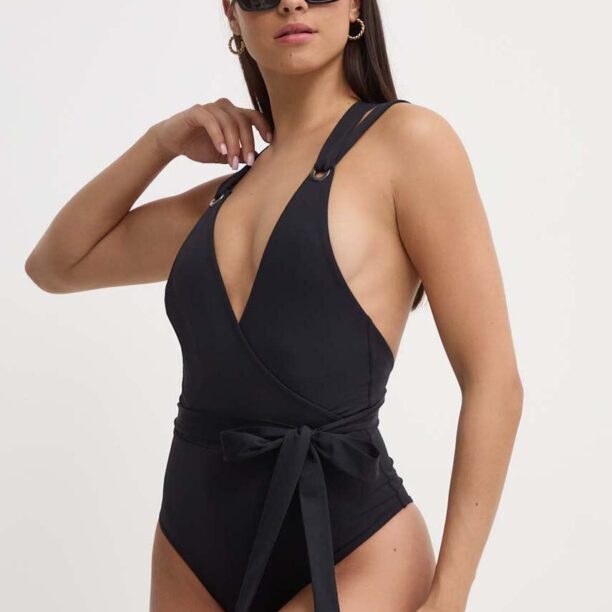 MAIO Paris costum de baie dintr-o bucată culoarea negru