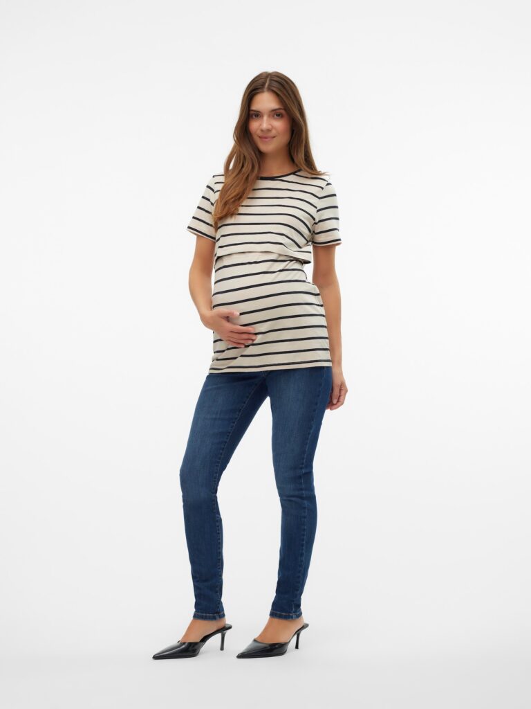 MAMALICIOUS Jeans 'MLBerlin'  albastru denim / gri amestecat preţ