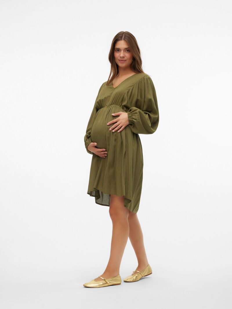 Cumpăra MAMALICIOUS Rochie 'PINAR LIA'  oliv / verde închis