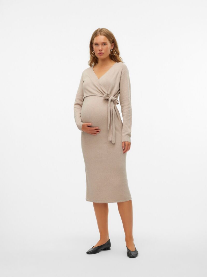 MAMALICIOUS Rochie tricotat  bej preţ