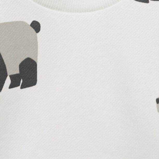 MANGO KIDS Bluză de molton 'BEAR'  crem / gri / negru preţ