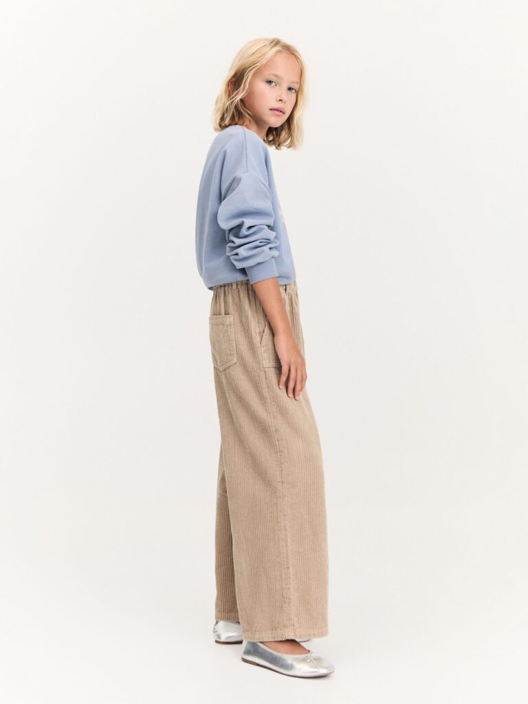 MANGO KIDS Pantaloni 'CANDE'  maro deschis preţ