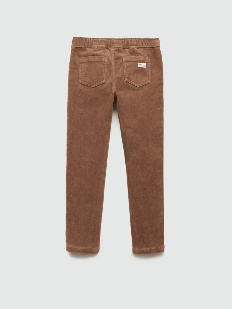 MANGO KIDS Pantaloni 'LUKE'  maro caramel