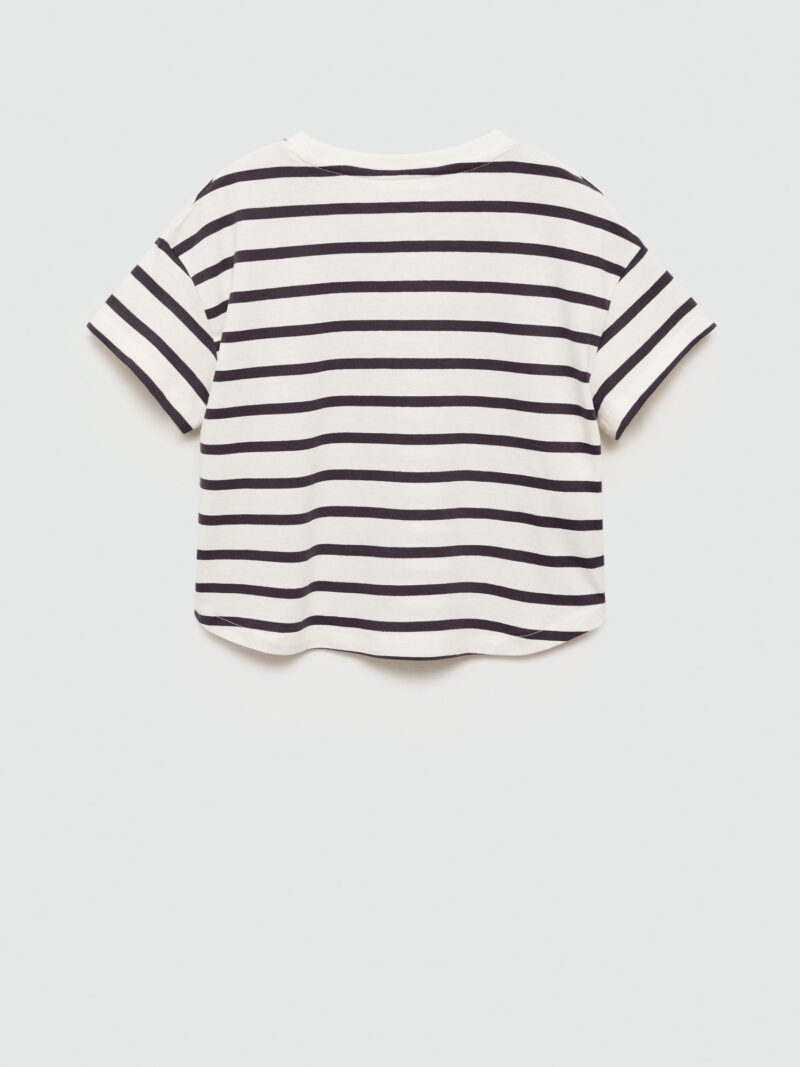 MANGO KIDS Tricou 'ADORE'  bleumarin / roșu / alb