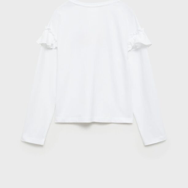 MANGO KIDS Tricou 'NICE'  albastru marin / roz / roz / alb murdar