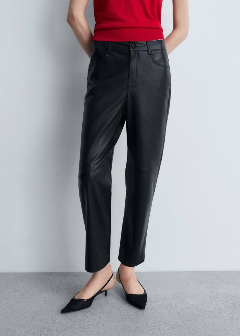 Cumpăra MANGO Pantaloni 'Lille'  negru