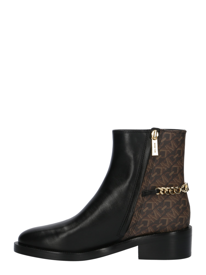 MICHAEL Michael Kors Botine 'CARLISLE'  maro / auriu / negru