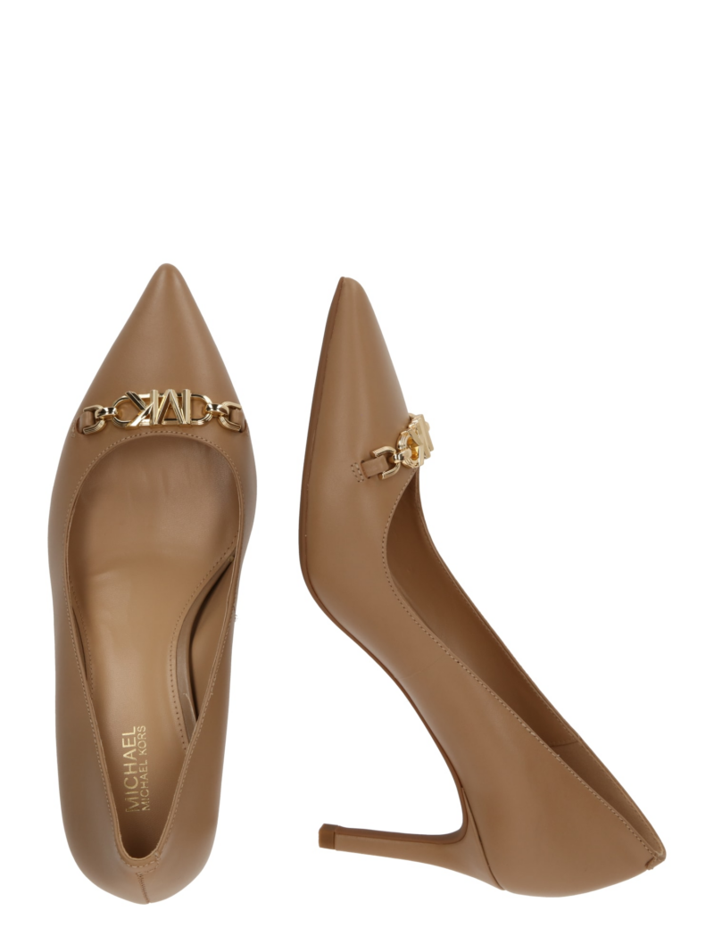 MICHAEL Michael Kors Pumps 'TIFFANIE'  bej închis / auriu