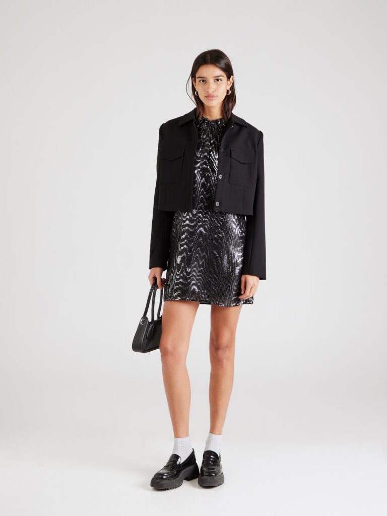 Cumpăra MICHAEL Michael Kors Rochie de cocktail  negru / argintiu