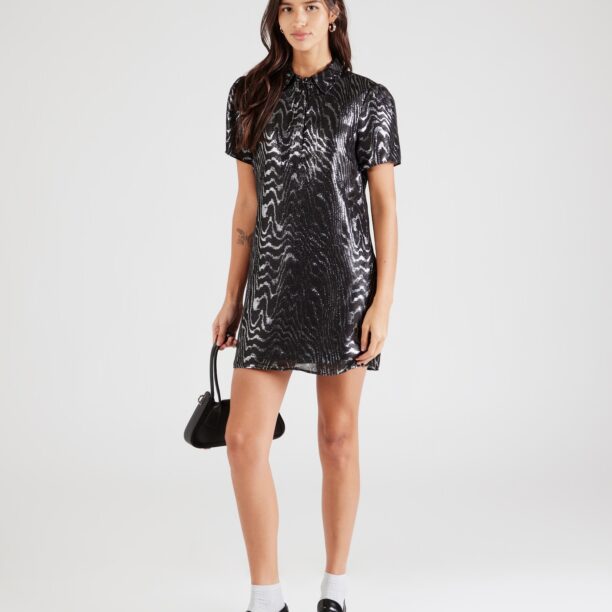 MICHAEL Michael Kors Rochie de cocktail  negru / argintiu