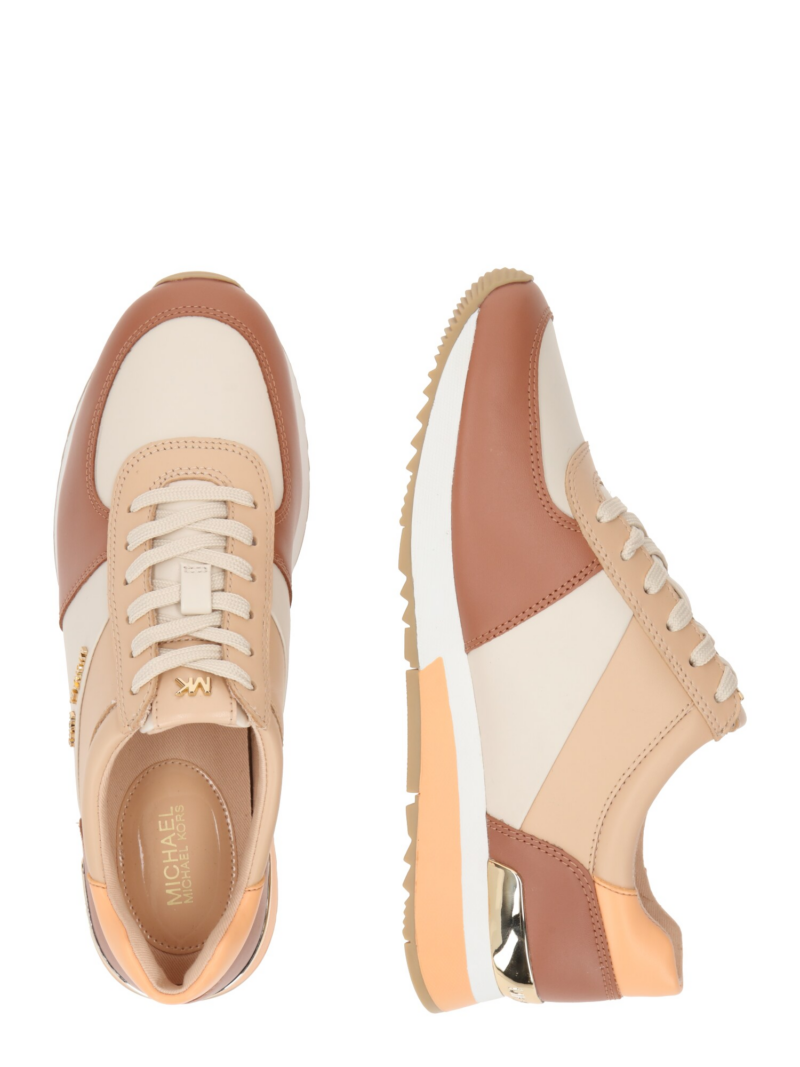 MICHAEL Michael Kors Sneaker low 'ALLIE'  bej / crem / castaniu / auriu