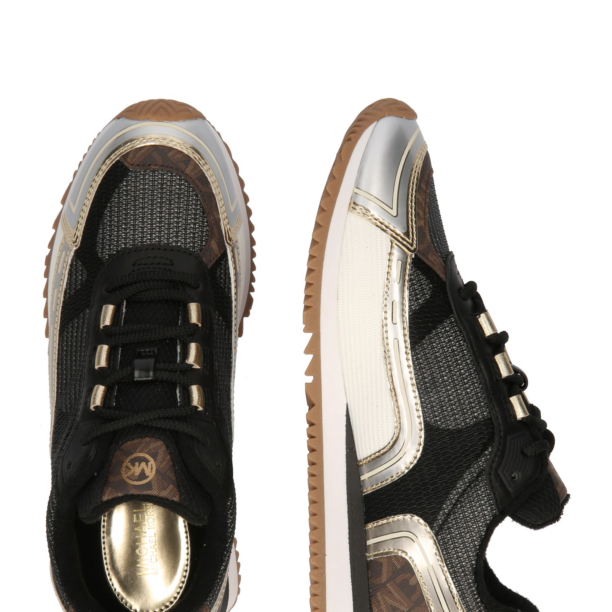 MICHAEL Michael Kors Sneaker low 'BYRDIE'  maro / auriu / gri argintiu / negru