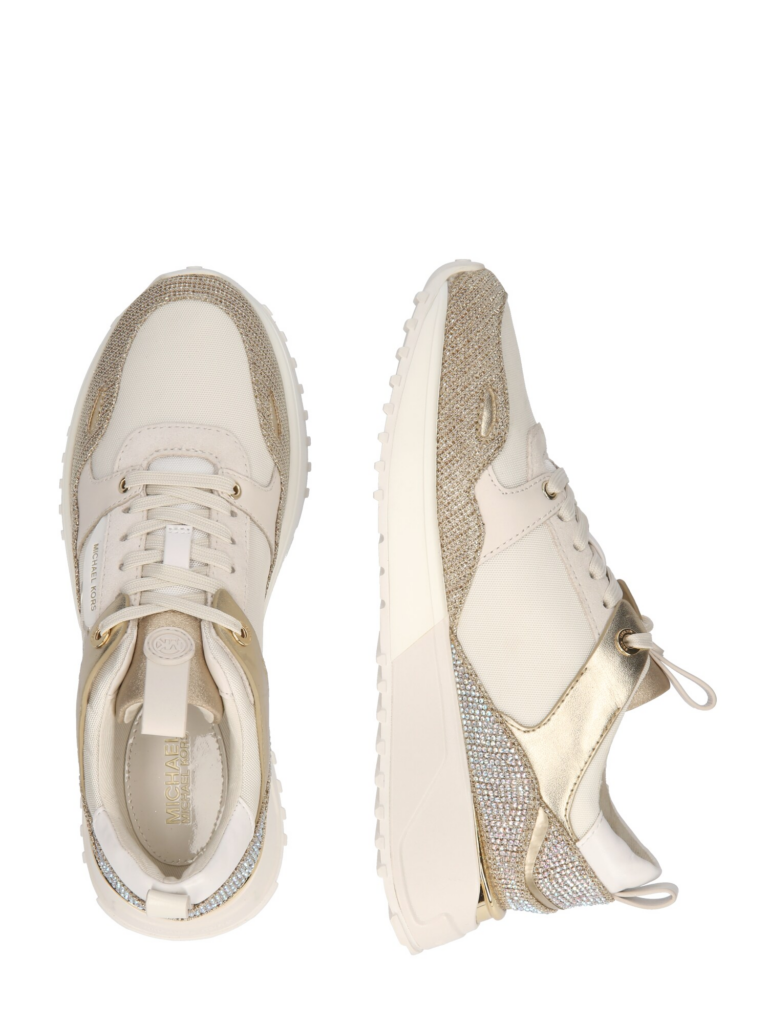 MICHAEL Michael Kors Sneaker low 'THEO'  crem / auriu / transparent / alb