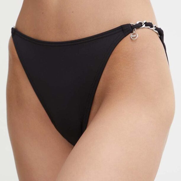 MICHAEL Michael Kors chiloti de baie BIKINI BOTTOM culoarea negru