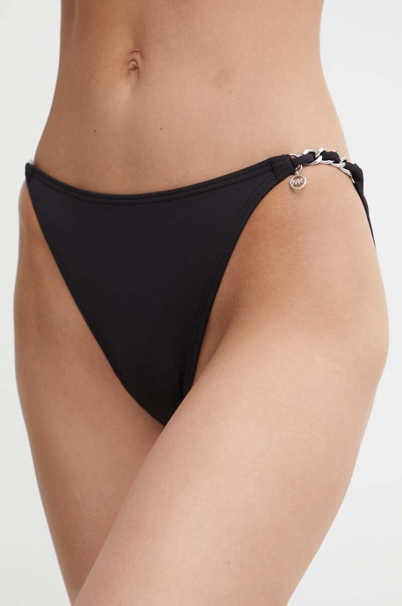 MICHAEL Michael Kors chiloti de baie BIKINI BOTTOM culoarea negru