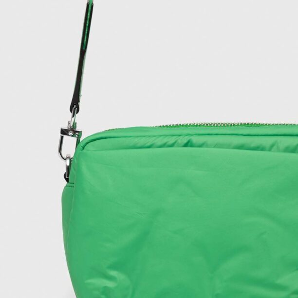 MICHAEL Michael Kors poseta de piele culoarea verde preţ