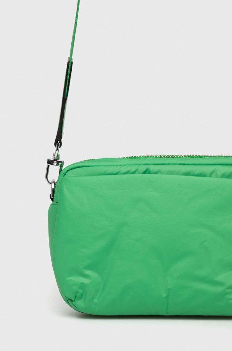 MICHAEL Michael Kors poseta de piele culoarea verde preţ