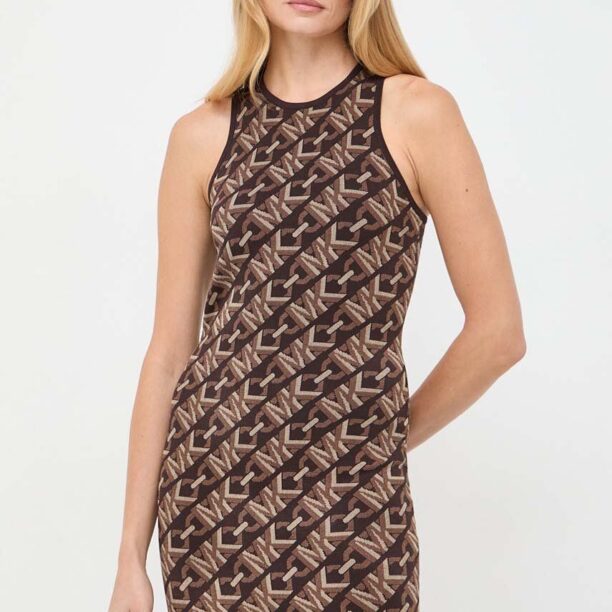 MICHAEL Michael Kors rochie culoarea maro