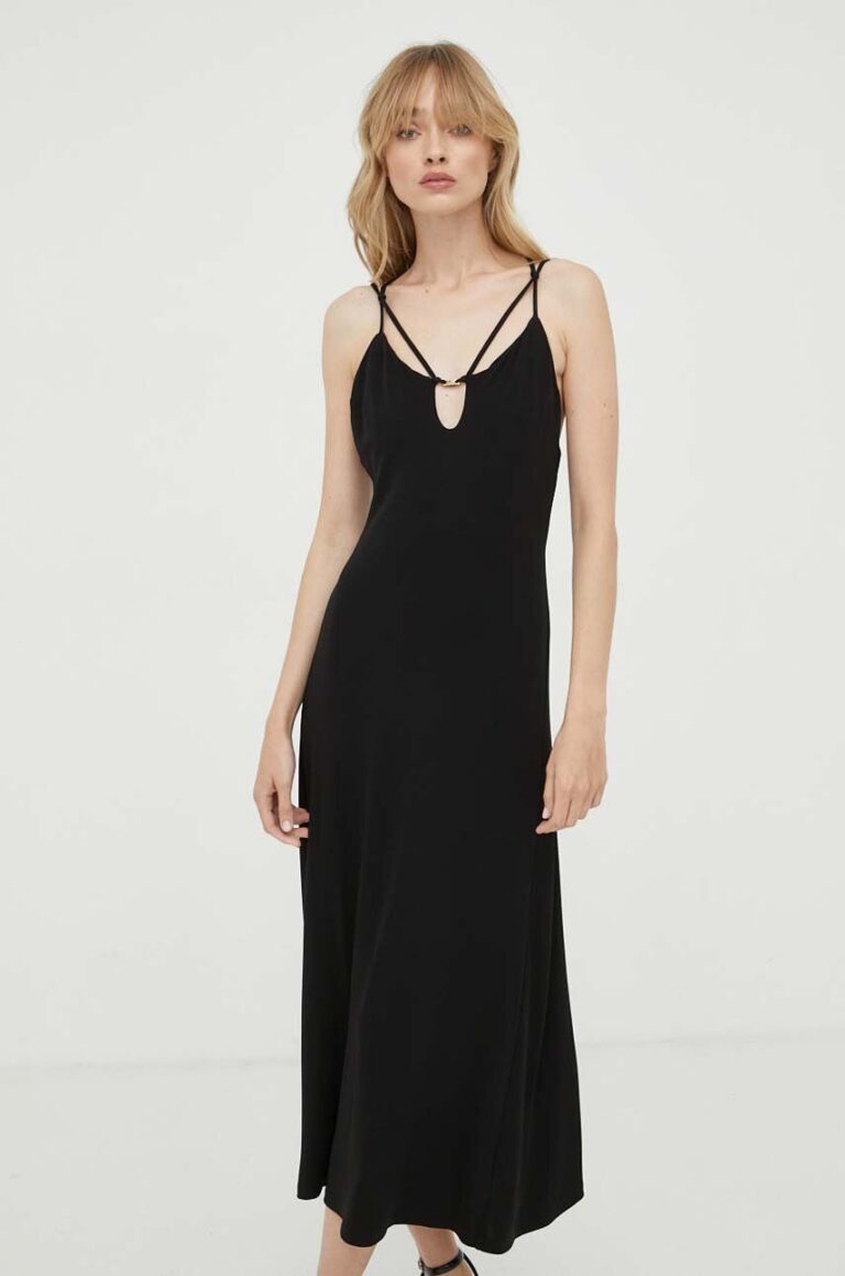 MICHAEL Michael Kors rochie culoarea negru