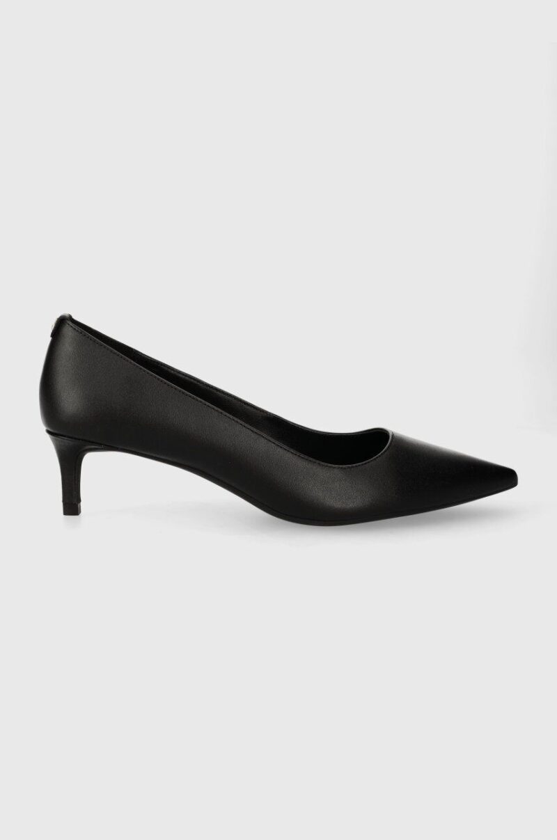 MICHAEL Michael Kors stilettos de piele Alina culoarea negru