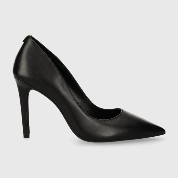 MICHAEL Michael Kors stilettos de piele Alina culoarea negru