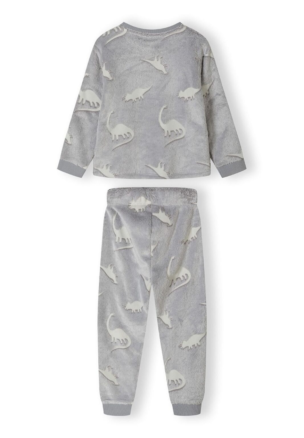 MINOTI Pijamale  gri / alb