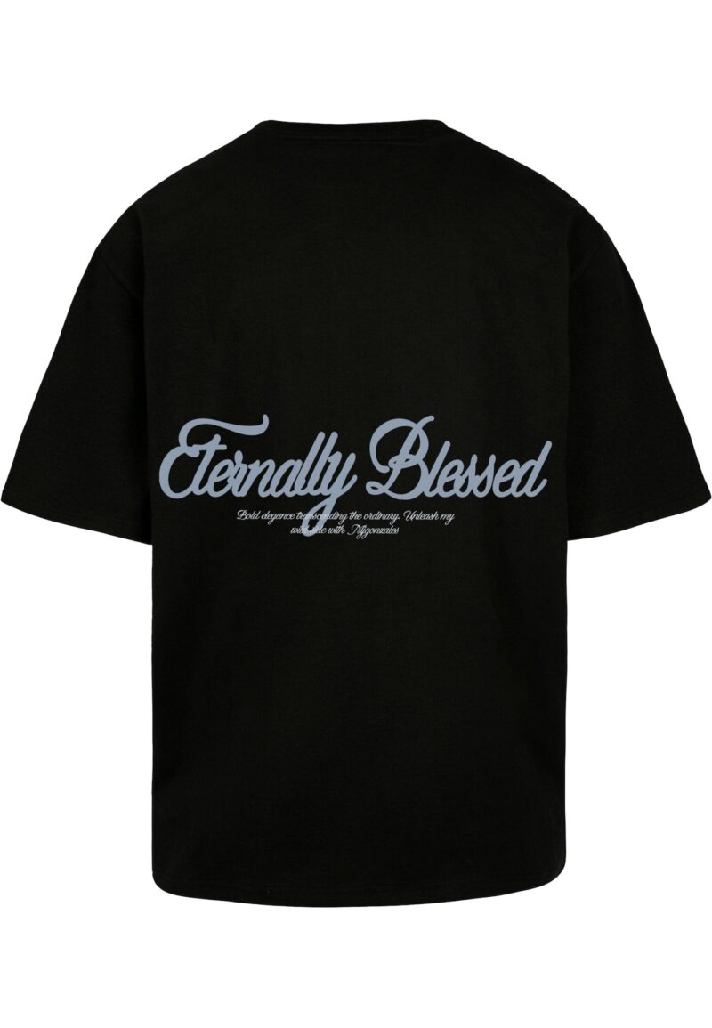 MJ Gonzales Tricou 'Eternally Blessed'  azuriu / negru