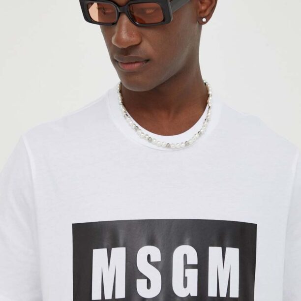 MSGM tricou din bumbac bărbați