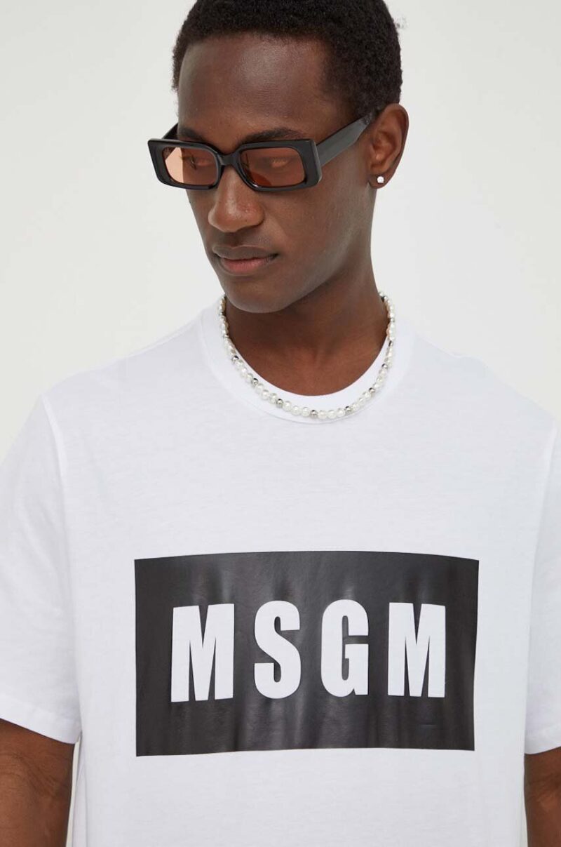 MSGM tricou din bumbac bărbați