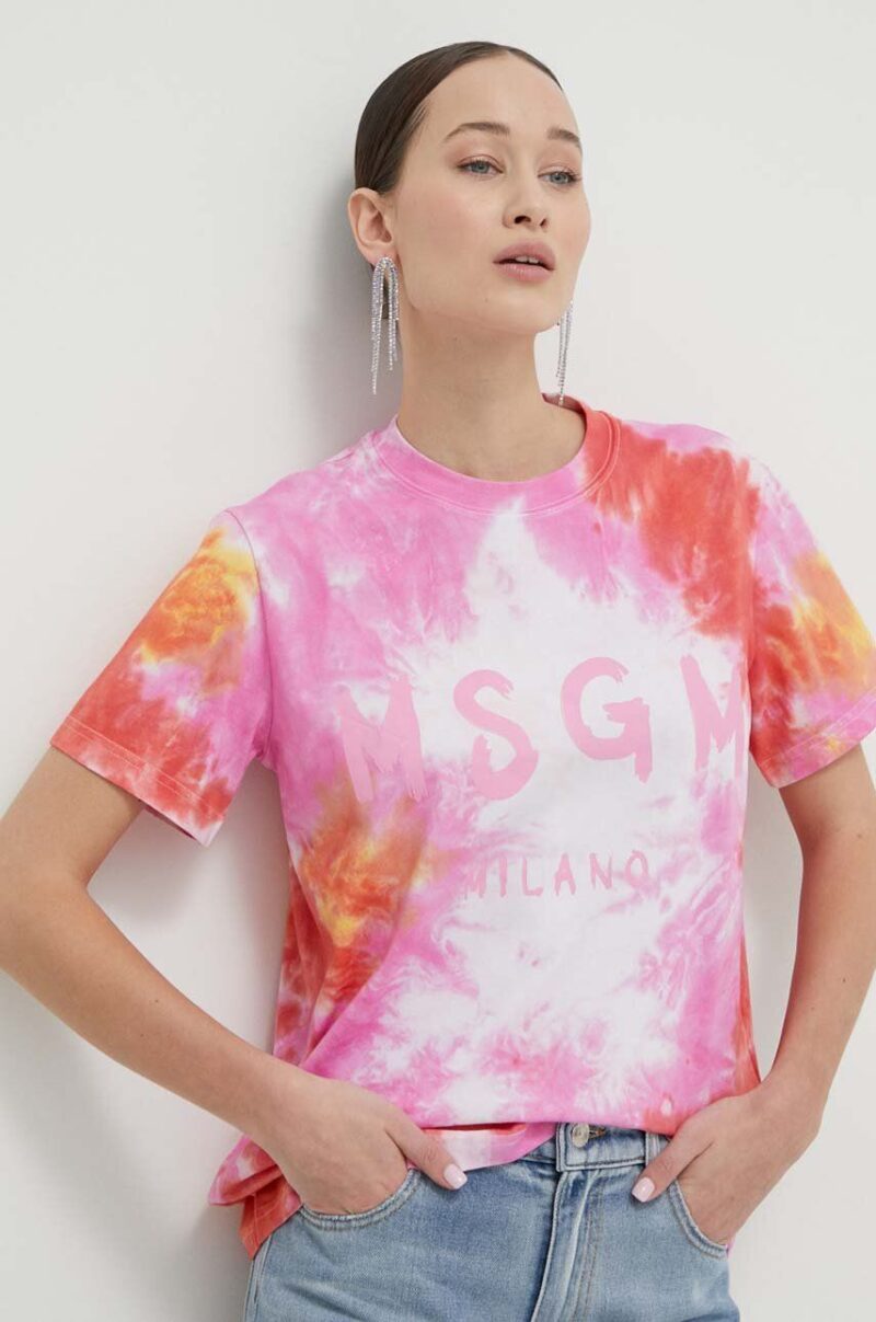 MSGM tricou din bumbac femei 3641MDM83.247288