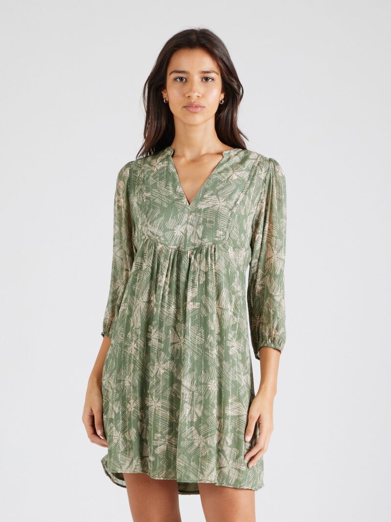 Maison 123 Rochie 'MANON'  kaki / verde închis / argintiu