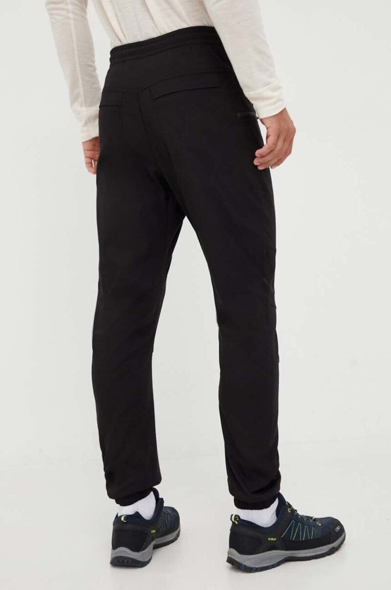 Mammut pantaloni de exterior Massone culoarea negru preţ