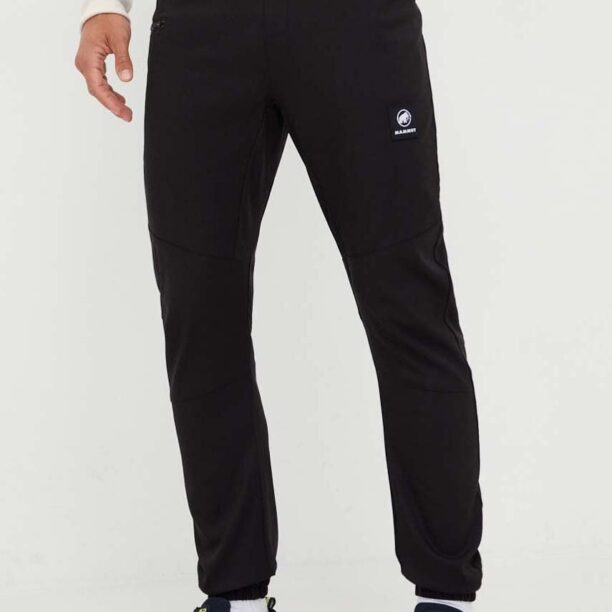 Mammut pantaloni de exterior Massone culoarea negru