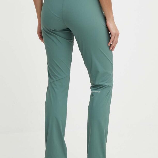 Mammut pantaloni de exterior Runbold Light culoarea verde preţ