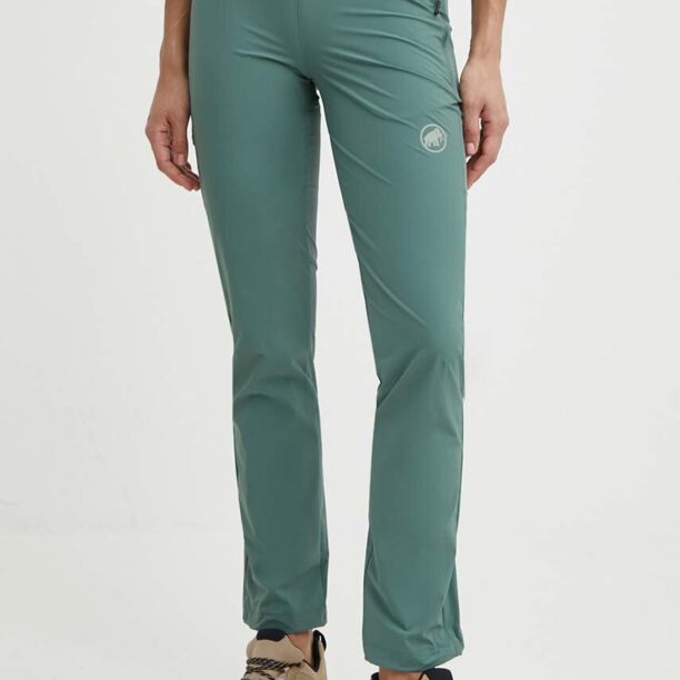 Mammut pantaloni de exterior Runbold Light culoarea verde