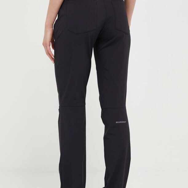 Mammut pantaloni de exterior Runbold culoarea negru preţ