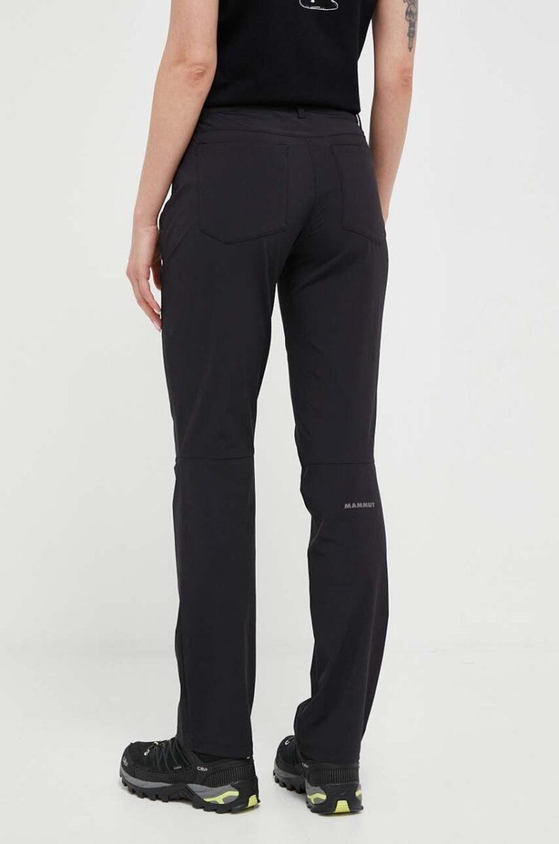 Mammut pantaloni de exterior Runbold culoarea negru preţ