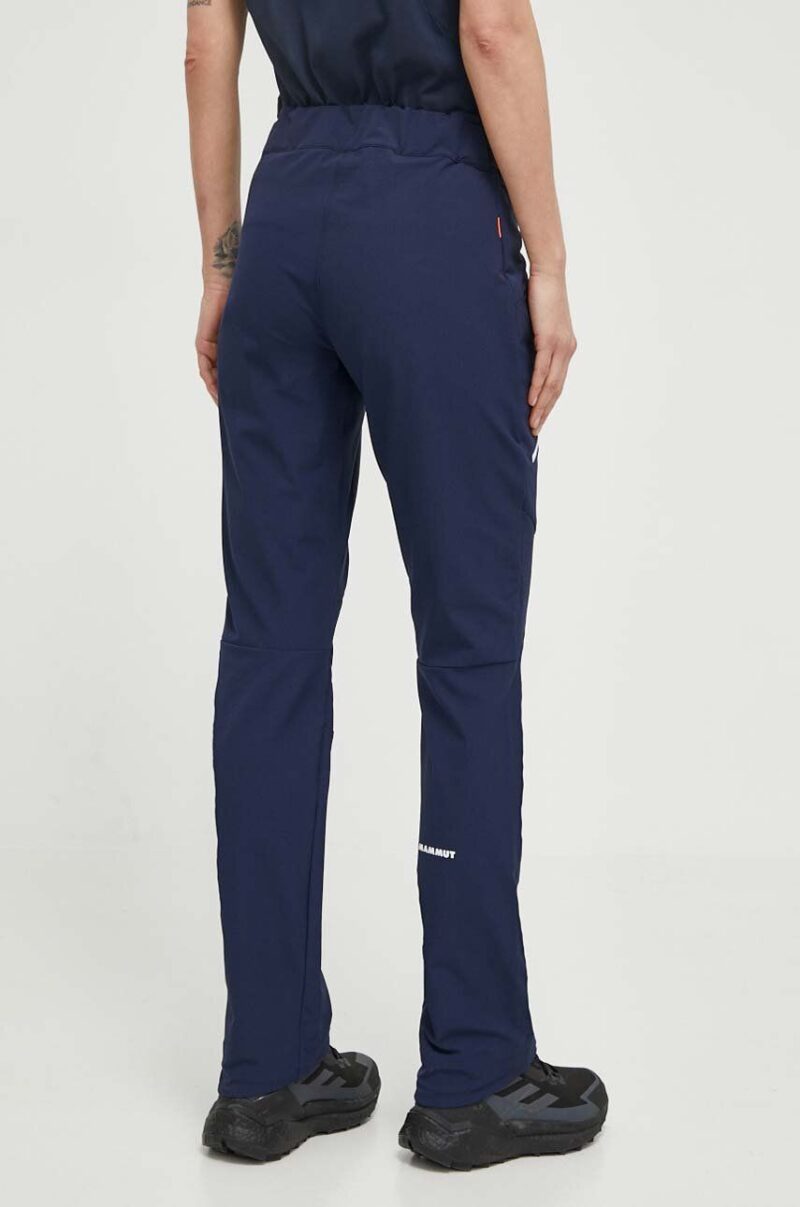 Mammut pantaloni de exterior Taiss SO culoarea albastru marin preţ