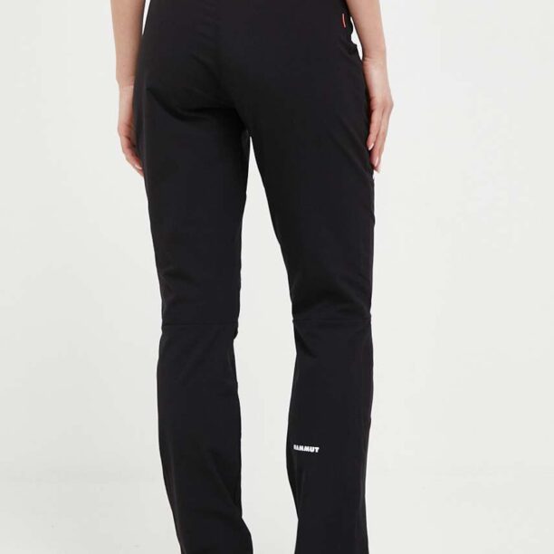 Mammut pantaloni de exterior Taiss SO culoarea negru preţ